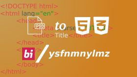PSD to HTML