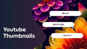 i̇çeriğinizle alakalı thumbnail (kapak) görseli yapabilirim