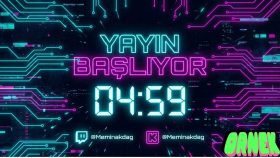 Twitch ve Kick Hareketli Overlay ve Sahne Tasarımı