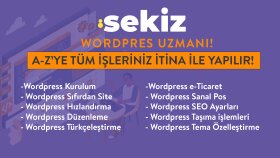 A dan Z ye Wordpress İşlerinizi Yapabilirim