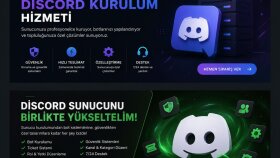  profesyonel discord bot ve sunucu kurulumu yaparım
