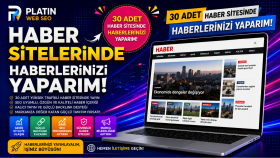 30 adet haber sitesinde tanıtımızı yayınlarım