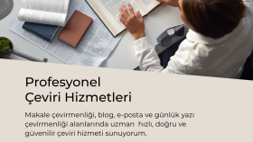 makele ve genel metinlere profesyonel çeviri yaparım