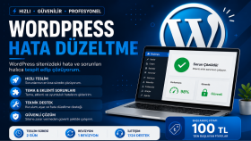 WordPress sitenizdeki tüm hataları hızlıca çözerim