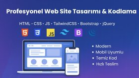 HTML CSS JS ile istediğiniz web site tasarımını kodlarım