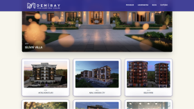Mimarlık Ofisi Web Sitesi / Minimal Tasarım / Yönetim Paneli