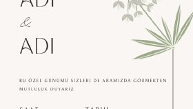 etkili ve modern dijital davetiye tasarımları yapıyorum