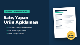 Trendyol ve Hepsiburada için ürün açıklaması yazarım