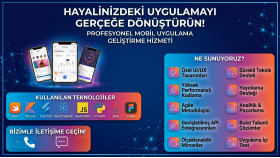  isteklerinize göre uygulamalar tasarlıyorum