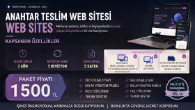 anahtar teslim web sitesi oluşturabilirim