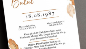 sizin için güzel davetiye tasarımları hazırlarım