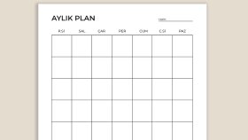 Aylık Planlayıcı