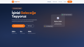 Modern Kurumsal Web Sitesi Arayüz Tasarımı