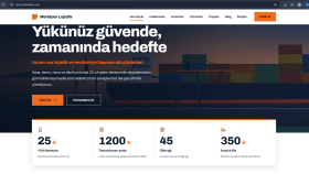 Gelişmiş Yönetim Panelli Wordpress Kurumsal Lojistik Sitesi