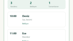 Randevu Defteri | Basit Mobil Uygulama