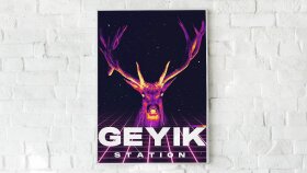 Geyik Station - Sosyal Medya Poster Tasarımı