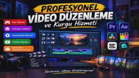 profesyonel video düzenleme ve kurgu yaparım