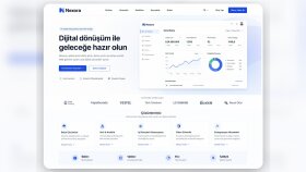 Kurumsal teknoloji şirketi web sitesi tasarımı
