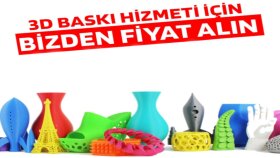 3D baskı hizmeti veriyorum