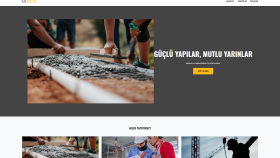 İnşaat & Mühendislik Firması Web Sitesi