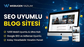 AdSense ve SEO uyumlu profesyonel blog sitesi kurarım