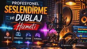profesyonel seslendirme hizmeti veriyorum