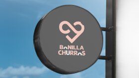 Churros Cafe Logo ve Tabela Tasarımı