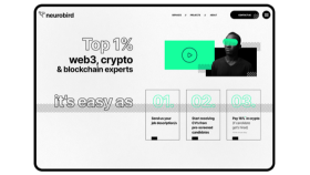 Web3 & Blockchain Landing Page UI/UX Tasarımı