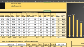 excel ile size uygun veri tabanı hazırlayabilirim