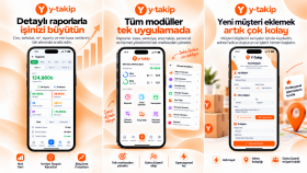 Y-Takip – Mobil Uygulama Tanıtım Görselleri