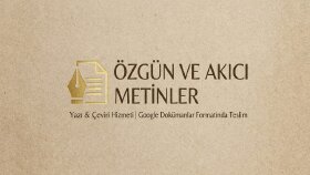 projeleriniz için etkileyici metinler yazarım