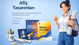 markana özel dikkat çekici afiş tasarımları hazırlarım