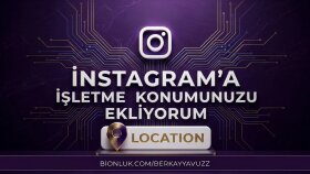 Instagram'da işletmenizin konum kaydını yapabilirim