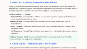 Detaylı Yapay Zeka Araçları İçerik Çalışması