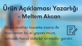 Ürün Açıklaması Yazarlığı Örneklerim