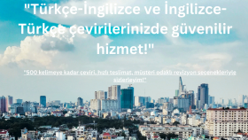 türkçe ingilizce çeviri hizmeti veriyorum