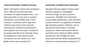 Timely and Quality Traslation Services