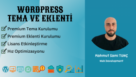 wordpress tema ve eklenti kurulumu yapıyorum
