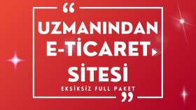 profesyonel bir şekilde e-ticaret sitenizi kuruyorum