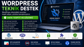 WordPress sitenizdeki sorunları çözebilirim