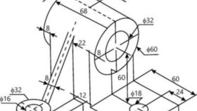 Mekanik Braket Tasarımı – Ölçülendirilmiş Teknik Çizim
