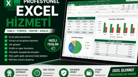 Excel alanındaki işlerinizi titiz ve ivedilikle yapabilirim