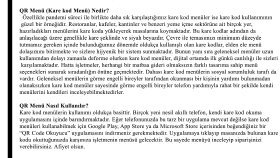 Qr Menü Nedir?
