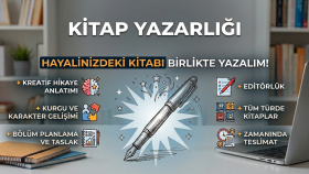 fikirlerinizi kurgulayarak kitaba dönüştürürüm