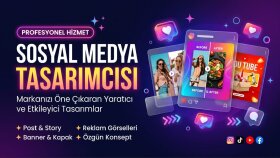 markalara özgün sosyal medya tasarımları hazırlıyorum
