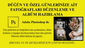 düğün ve özel fotoğraflarınızdan albüm hazırlarım