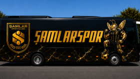ŞAMLARSPOR otobüs kaplama tasarımı