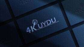 4K Uydu Logo Tasarımı