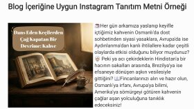 blog ve seo içerikleri yazıyorum