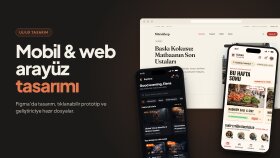 mobil uygulama ve web için ui/ux tasarımı yaparım